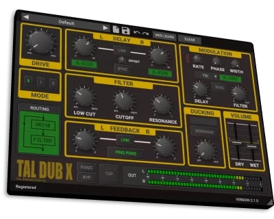 Togu Audio Line - TAL-Dub-X 2.1.0 VST, VST 3, AAX, CLAP (x64) [En]