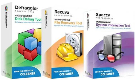 Piriform Utilities Pro (Defraggler 2.22.995, Recuva 1.53.2096, Speccy 1.32.803) RePack (& Portable) by elchupacabra [Multi/Ru]