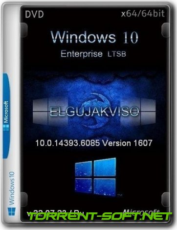 Windows 10 Enterprise LTSB (x64) Elgujakviso Edition (v.22.07.23) [Ru]