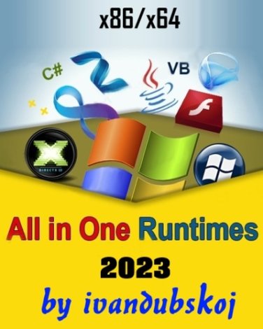 AIO Runtimes 2023 v.1.1 ( MS Visual C++ MS DirectX + DLL/OCX + Trusted Root CA PC ) by ivandubskoj [Ru]