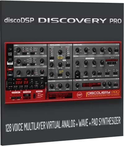 discoDSP - Discovery Pro 7.5 STANDALONE, VSTi, VSTi 3, AAX (x86/x64) Repack by demberto [En]